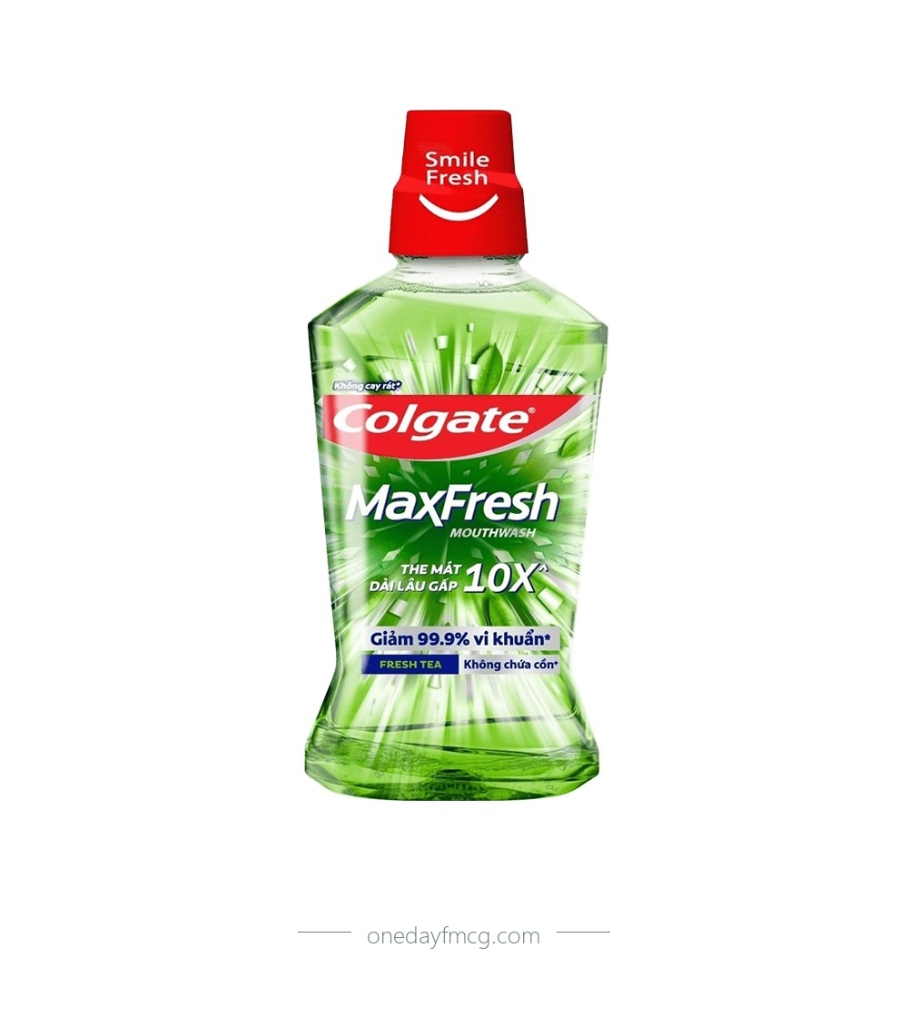 Colgate MaxFresh Mouthwash Fresh Tea 250mL x 12 bottles